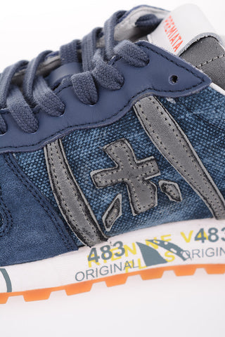 Suede leather and fabric ERIC Sneakers