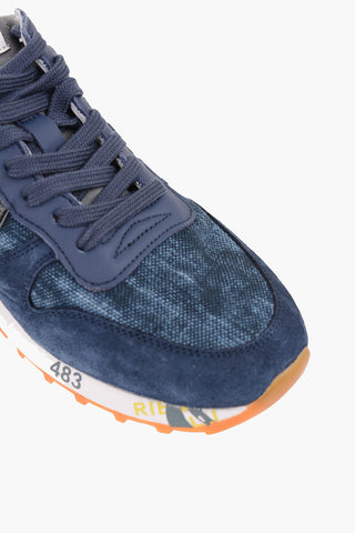 Suede leather and fabric ERIC Sneakers