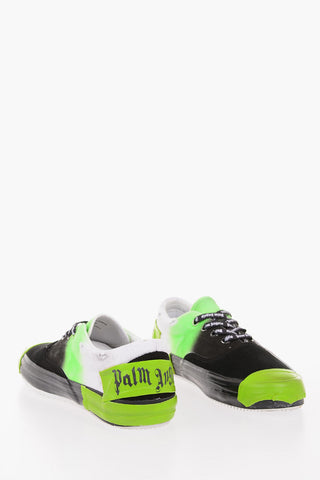 Fabric and suede leather FLAME Sneakers