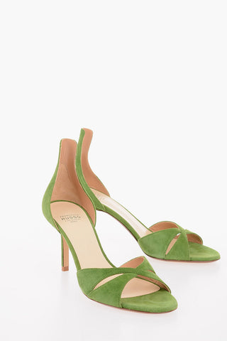 8.5 cm suede leather Sandals