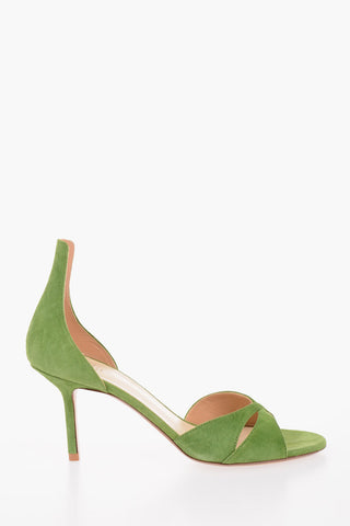 8.5 cm suede leather Sandals