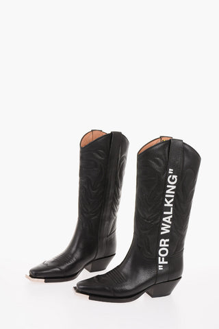 6 cm leather COWBOY Western boots