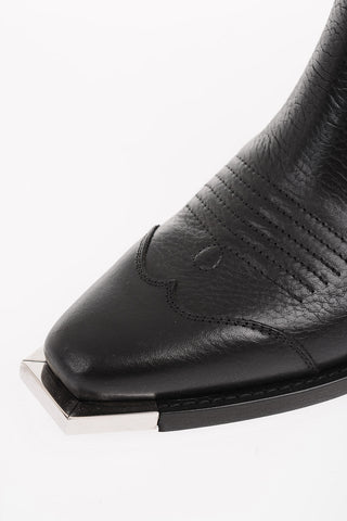 6 cm leather COWBOY Western boots