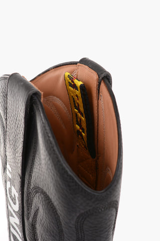 6 cm leather COWBOY Western boots