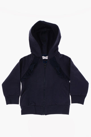 HELLO KITTY ruffled hoodie sweatshirt