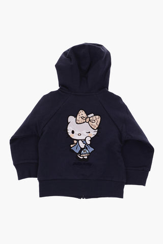 HELLO KITTY ruffled hoodie sweatshirt