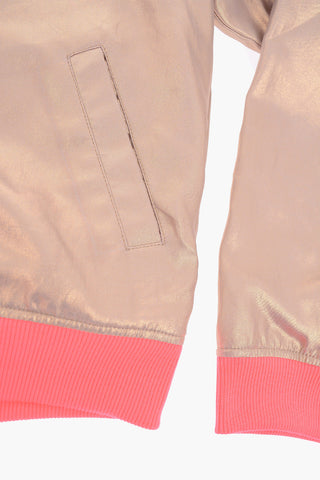 ruffled lurex JILIANE bomber