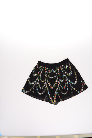 Shorts Plissè Stampa Floreale