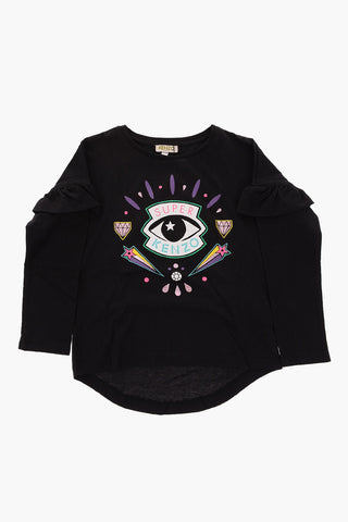 Ruffled Printed GEMMA T-shirt
