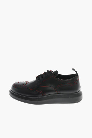 leather Derby brogues