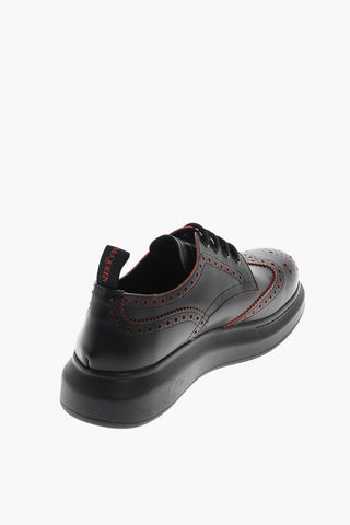 leather Derby brogues