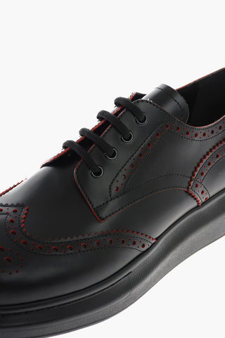 leather Derby brogues