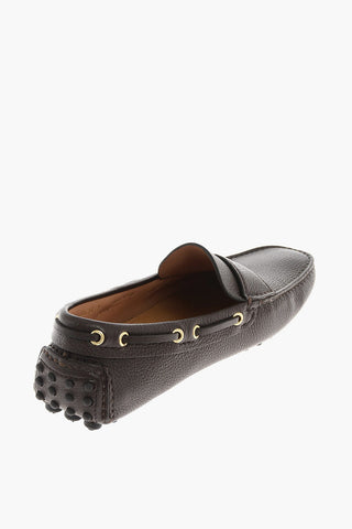 leather boat deck shoes