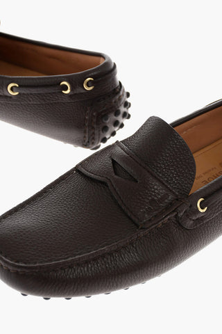 leather boat deck shoes