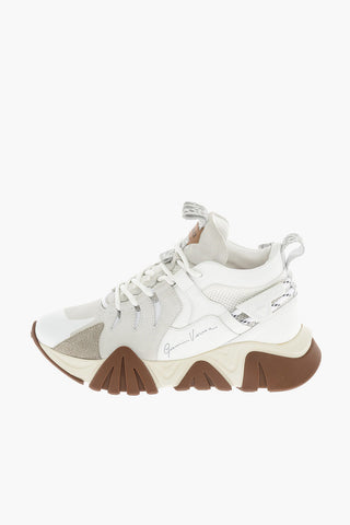leather High-top Sneakers
