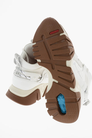 leather High-top Sneakers