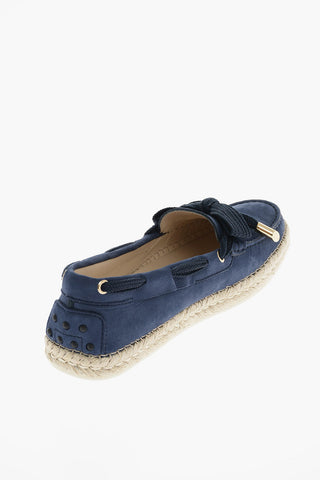 Ballerine in pelle scamosciata