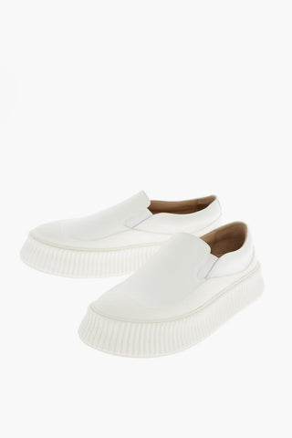 5 cm leather Slip on sneakers