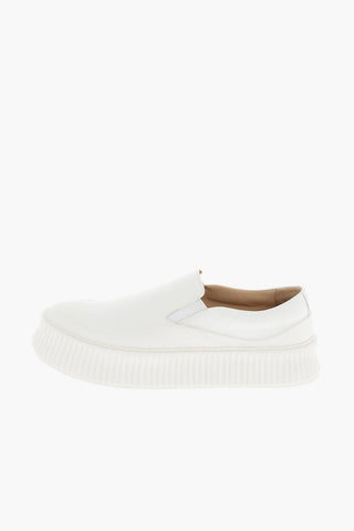 5 cm leather Slip on sneakers