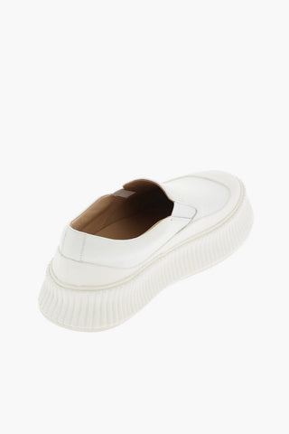 5 cm leather Slip on sneakers