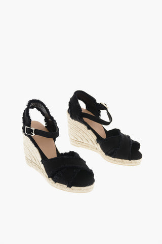 9cm fabric BROMELIA Wedge sandals