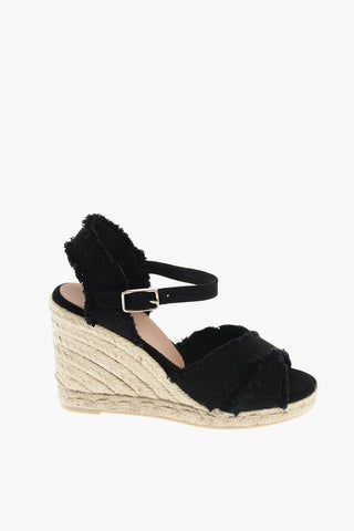 9cm fabric BROMELIA Wedge sandals