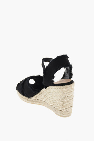 9cm fabric BROMELIA Wedge sandals