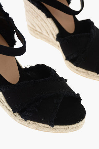 9cm fabric BROMELIA Wedge sandals