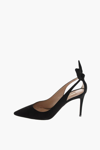 Décolleté DENEUVE in pelle scamosciata 8.5 cm