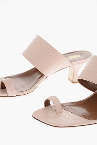 7cm key ring leather Mules