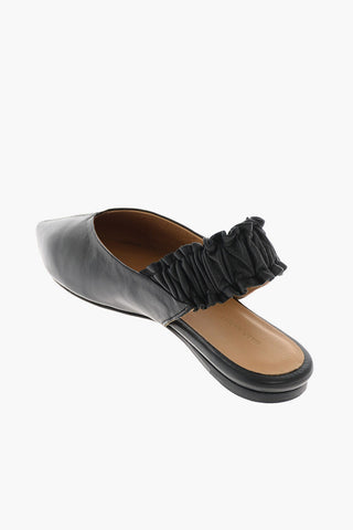 leather Point Toe Ballet flats