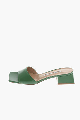 leather ALICE Square Toe Mules