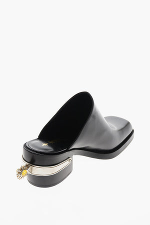 6 cm leather Mules