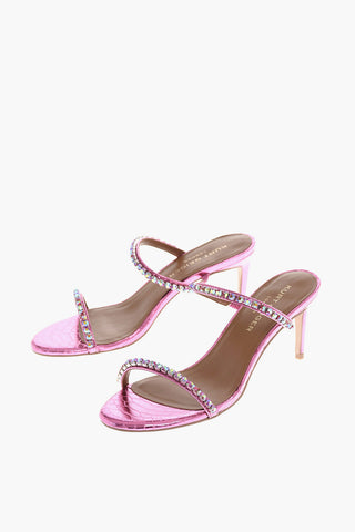 10 cm leather PRIYA Sandals with jewels