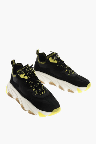 Sneaker ECLIPSEBIS in pelle e tessuto