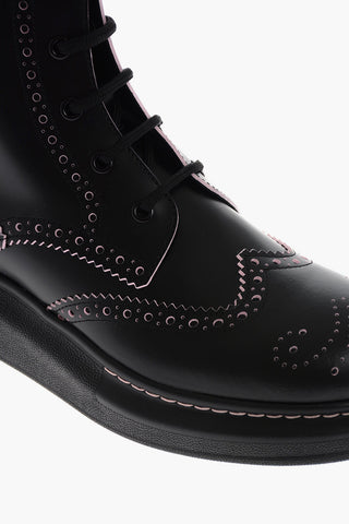 leather Combat boots