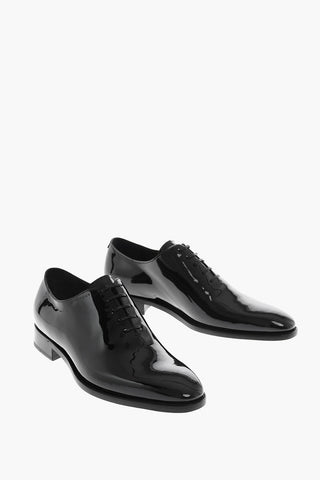 Patent leather Oxford shoes