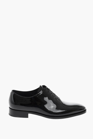 Patent leather Oxford shoes
