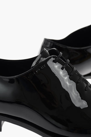 Patent leather Oxford shoes