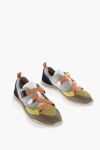 Leather and fabric Sneakers