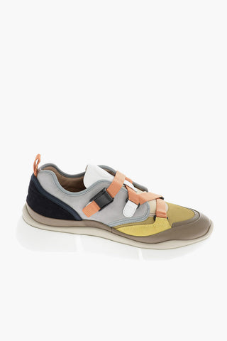 Leather and fabric Sneakers