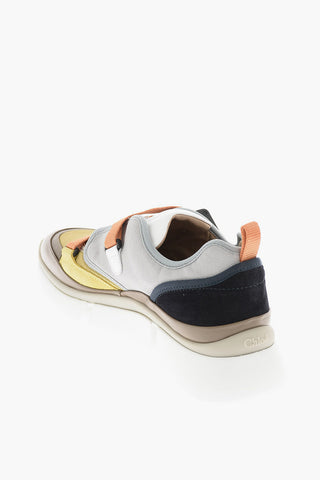 Leather and fabric Sneakers