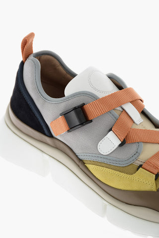 Leather and fabric Sneakers