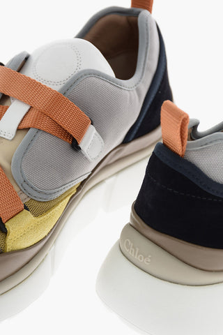 Leather and fabric Sneakers