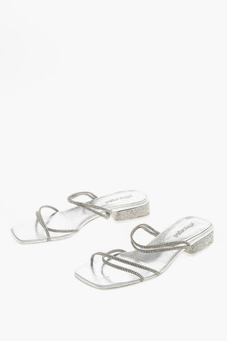 rhinestone embellished ADALIA Square Toe Sandals