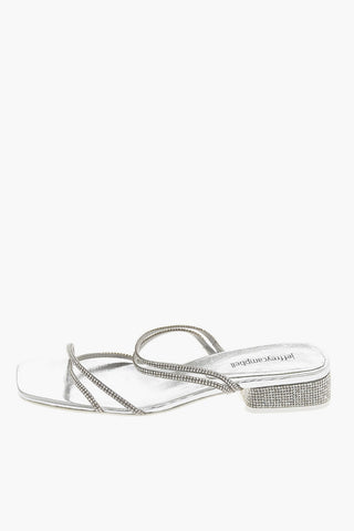 rhinestone embellished ADALIA Square Toe Sandals
