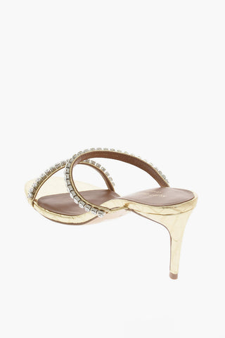 10 cm leather PRIYA Sandals with jewels