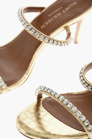 10 cm leather PRIYA Sandals with jewels