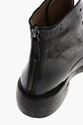 leather Ankle boots