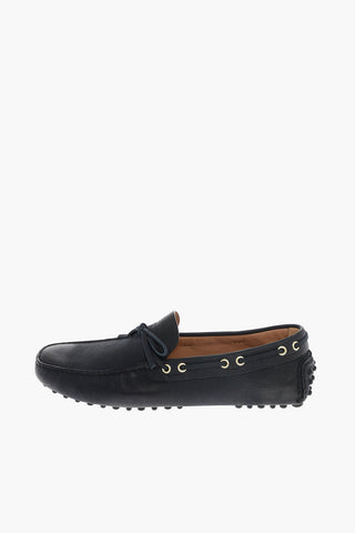 leather Kiltie loafers
